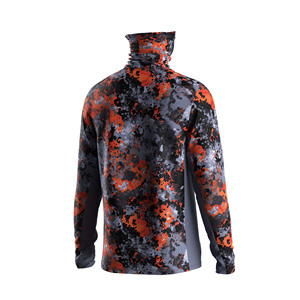 Chemise de pêche légère pour homme avec masque intégré, protection UV et panneaux latéraux en mesh pour la pêche et le camping - Product Image 2