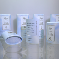 Emballages personnalisés biodégradables en carton pour déodorants en stick, contenants ovales blancs, noirs, bruns, tubes en papier kraft pour baume à lèvres