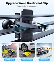 Pemegang Ponsel Mobil Magnetik untuk Ventilasi Udara, Magnet Kuat yang Ditingkatkan 360 °   Rotasi Anti Jatuh, Logo Kustom OEM Grosir untuk Semua Smartphone