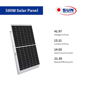 Panneau solaire de 580 watts 144 cellules à moitié coupées avec la technologie PERC Vente en gros en usine - Product Image 6