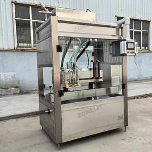 4 nozzeles servopump động cơ tự động chai dầu theo dõi nhớt máy làm đầy chất lỏng với băng tải - Product Image 6