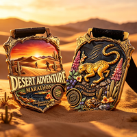 Medallas Deportivas Personalizadas en 3D para Carreras, Lucha Libre, Tiro con Arco, Carrera de 5 km, Maratón, Boxeo, Taekwondo, Fútbol, con Cinta