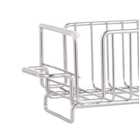 Égouttoir à vaisselle extensible en acier inoxydable pour cuisine domestique, étagère de rangement pour vaisselle