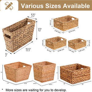 Bền Dệt Tổ Chức Lưu Trữ Giỏ Sinh Thái Thân Thiện Cho Nhà Tổ Chức Kệ Phòng Khách - Product Image 2