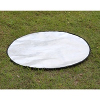 Tapis de foyer coupe vent rond 24 "30" 32 "36" 38 "40", camping, extérieur, brûleur de bois, pour camping, fête