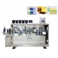 Machine d'emballage automatique électrique pour liquides cosmétiques en monodoses, machine de remplissage et de scellage pour ampoules/bouteilles en plastique