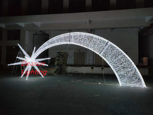 Outdoor Xmas Decorations 3d Large <strong>Arch</strong> Led Star Motif <strong>Lights</strong> <strong>Christmas</strong> Ornament <strong>Lights</strong> - Product Image 5