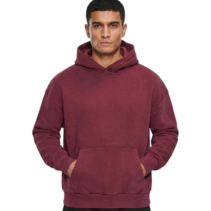 เสื้อฮู้ดดี้ผู้ชายแบบ unisex สำหรับฤดูหนาว ผ้ากำมะหยี่คอตตอน 100% กันน้ำ ระบายอากาศได้ดี ทรงโอเวอร์ไซส์ ออกแบบได้ตามต้องการ - Product Image 1