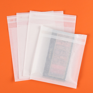 Túi giấy glassine phân hủy sinh học thân thiện với môi trường cho bao bì may mặc và quần áo với niêm phong 3 mặt - Product Image 2