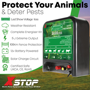 Caricatore Intelligente per Recinzione Elettrica Solare 5J da 100KM per Attrezzature da Fattoria e Recinzioni per Capre - Product Image 3