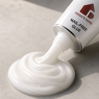 Adhésif structurel acétique sans clou FEIDU'S HOME, mastic à séchage rapide pour la décoration intérieure, 300 ml