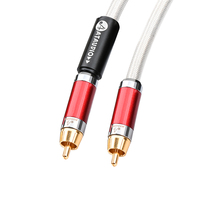 Câble audio numérique coaxial RCA blindé à 4 couches ATAUDIO HIFI, câble audio pour caisson de basses en PVC pour enceintes HiFi, microphones, moniteurs