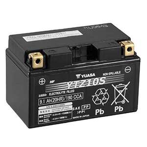 Batería de Motocicleta Yuasa Ytz10s 12V 8.6Ah Antiderrames Hecha en Japón - Product Image 1