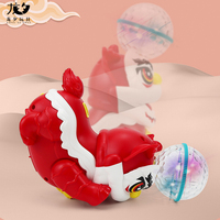 Longxi Nouveaux Articles Jouet Danse du Lion Jouets pour Enfants Lion Robot Électrique de Dessin Animé Autre Éducatif pour Enfant Cadeau de Fête