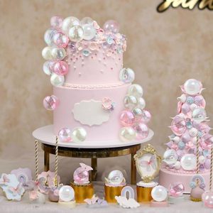 2026 New Year Factory Wholesale 20pcs Mixed Color Flash Pastel Baking Foam Balls Birthday <b>Cake</b> <b>Decoration</b> Topper Party <b>Supplies</b> - Product Image 6