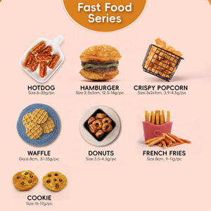 <span class=keywords><strong>SWEET</strong></span> <span class=keywords><strong>PET</strong></span> Supplies - Golosinas Dentales para Perros con Forma de Papas Fritas de Hamburguesa de la Serie Comida Rápida - Product Image 1
