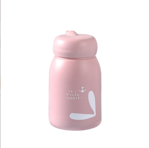 Copo de água de escritório para meninas, copo de vidro criativo fofo de coelho - Product Image 4