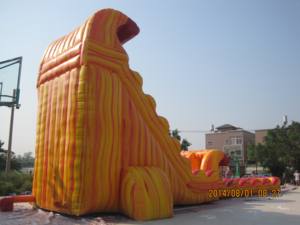 <b>Inflatable</b> flame style <b>water</b> <b>slide</b> for kids' commercial party rental - Product Image 6