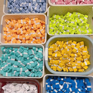 ENNIG DT70E <span class=keywords><strong>Overgrip</strong></span> Colorati e Confortevoli in PU per Tennis/Badminton/Pickleball, Antiscivolo, Assorbenti, Sottili e Facili da Usare - Product Image 1