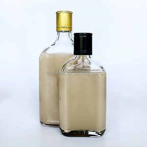 Botellas de Vidrio para <span class=keywords><strong>Licor</strong></span>, Whisky, Vodka, Ginebra, Vino y Tequila, Forma Plana, 120ml, 250ml, 500ml, con Tapa de Rosca - Product Image 6