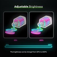 Enseigne néon LED en forme de flacon de vernis à ongles avec design débordant - Décoration personnalisée pour bureau et salon de manucure, 12V DC, résistante à l'eau, en acrylique