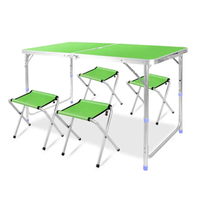 Ensemble de table et de chaises de camping pliantes portables de haute qualité Ty pour l'extérieur