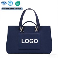 Sac fourre-tout de luxe personnalisé pour femme, grand sac à bandoulière esthétique en tricot, sac à main pour voyage, gym, travail
