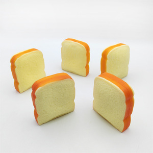 ของเล่นบีบ GL Food Squishies ขนมปังกรุบกรอบ โมจิ ทาบา สควิชชี่ ของเล่นบีบช้าๆ แบบนุ่ม TPR ของเล่นบีบคลายเครียด - Product Image 4