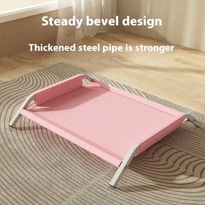 Cama para perros a prueba de humedad para todas las estaciones para acampar Patrón sólido para el cuidado de mascotas fuera del suelo Comercio exterior al por mayor - Product Image 2