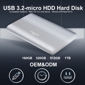 Ổ Đĩa Cứng Gắn Ngoài <span class=keywords><strong>HDD</strong></span> 160GB 320GB 512GB <span class=keywords><strong>1TB</strong></span> 2TB Cho Máy Vi Tính Máy Tính Xách Tay Máy Tính Để Bàn - Product Image 2