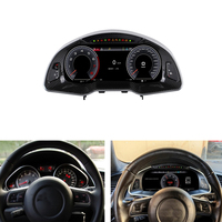 Tableau de bord de voiture avec écran LCD de 12,3 pouces pour Audi R8 2007-2015, tableau de bord numérique, cockpit virtuel, panneau GPS, groupe d'instruments