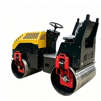 Rouleau compresseur vibrant à double tambour robuste ME200, 6 tonnes, moteur, système entièrement hydraulique, compactage de sol fiable pour routes