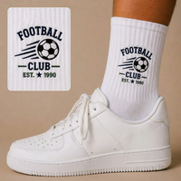 Chaussettes de sport en gros personnalisées avec logo OEKO Tex100, chaussettes de sport brodées colorées pour hommes et femmes, chaussettes de club OEM en gros
