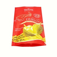 Vente en gros Sachet Mylar Pochette en plastique Fruits secs Snack Durian Emballage Doypack avec conception personnalisée imprimée