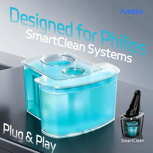 Cartouche de nettoyage PUREZA Z084 sûre et douce pour <span class=keywords><strong>rasoir</strong></span> électrique, Plug and Play, pour des effets de rasage lisses et soignés - Product Image 2
