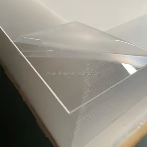 Vendita calda max dimensioni 2050X3050mm 1 mm 1.3mm 1.5 mmBest vendita foglio di vetro acrilico trasparente per scatola acrilica con coperchio