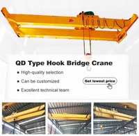 Nouvelle grue à double poutre ZEHUA QD Standard 2026, capacité 10T-100T, avec crochets principal et auxiliaire, chariot à câble, certification CE ISO A5, usage intensif, portée 36m