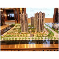 Modelo a escala arquitectónica 3D personalizado para empresa de promoción inmobiliaria y aplicación de Villa
