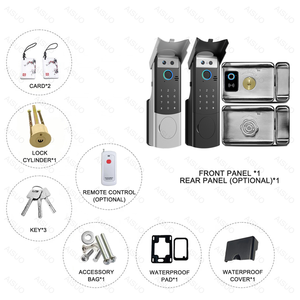 Khóa cửa thông minh TUYA WIFI, video intercom, chống nước, nhận diện khuôn mặt, vân tay, điều khiển từ xa, khóa thông minh Tuay - Product Image 6