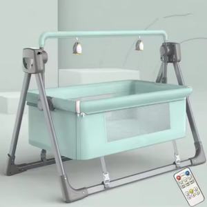 Columpio para Bebé 2025, Precio de Fábrica al por Mayor, Silla Mecedora Eléctrica Multifuncional para Bebé, Cuna Ajustable, Moisés para Bebé - Product Image 4