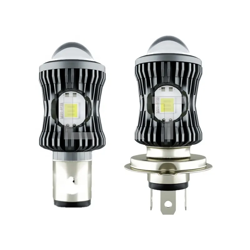 Ampoule de phare de Moto Led H6 Ba20d, lumière Atv, accessoires de Moto, lampe antibrouillard Cob Led 1000lm Ba20d lampe