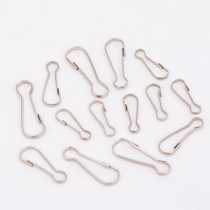 Hebilla de clip metálica con forma de 8, duradera, para joyería, cortinas, llaveros y accesorios - Product Image 3