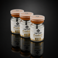 Autocollants personnalisés pour flacons de peptides 3 ml, autocollants pour flacons imprimés en feuille d'or avec options de forme personnalisées pour l'emballage de produits de laboratoire