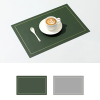 Napperon en PVC imprimé de style Ins avec logo personnalisé Napperons promotionnels pour table à manger