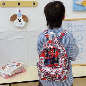 Sac à dos Marvel <span class=keywords><strong>Spider</strong></span>-<span class=keywords><strong>Man</strong></span> tendance et durable pour enfants, grande capacité, anti-perte, en nylon imperméable - Product Image 4