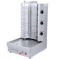 Four à barbecue électrique commercial personnalisé, grill à viande rotatif, garantie pour le Moyen-Orient, machine à shawarma turque