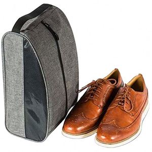 Pochette élégante pour baskets, sac de rangement pour chaussures en polyester, sac de voyage imperméable pour chaussures, fabriqué en usine BSCI - Product Image 1