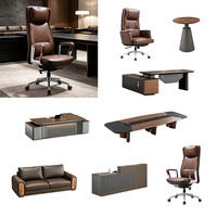 Chaise de bureau exécutive ergonomique en cuir véritable de haute qualité, chaise de direction moderne de luxe à dossier haut pivotant et réglable pour salon et personnel