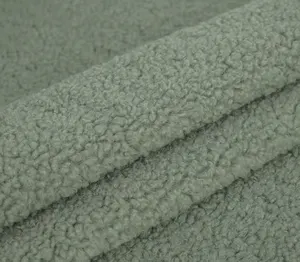 100% Polyester süper yumuşak pamuk Sherpa polar astar Shu kadife düşük kazık peluş suni kürk kumaş