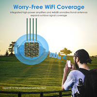 WAVLINK AX3000 Extensor WiFi 6 para exteriores Repetidor inalámbrico para exteriores Punto de acceso inalámbrico para exteriores de largo alcance con banda dual